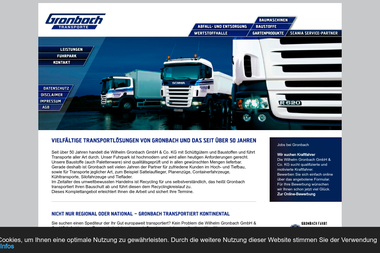 gronbach-transporte.de - Baustoffe Markranstädt