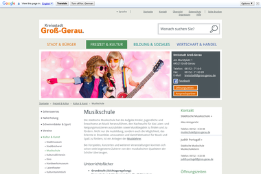 gross-gerau.de/Musikschule - Musikschule Gross-Gerau