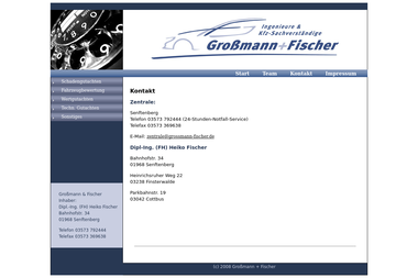 grossmann-fischer.de/kontakt.html - Autowerkstatt Finsterwalde
