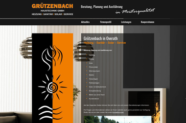 gruetzenbach-haustechnik.de - Wasserinstallateur Overath
