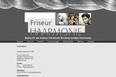 haarmonie-wurzen.de/imp.html - Friseur Wurzen