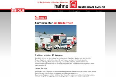 hahne-wesel.de - Baustoffe Wesel