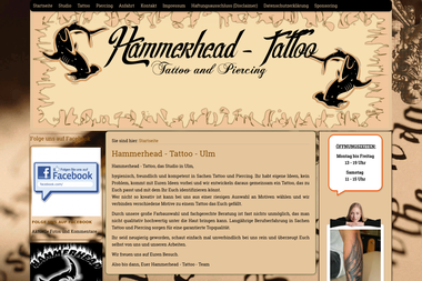 hammerhead-tattoo.de - Tätowierer Ulm