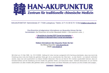 han-akupunktur.de - Heilpraktiker Ludwigsburg