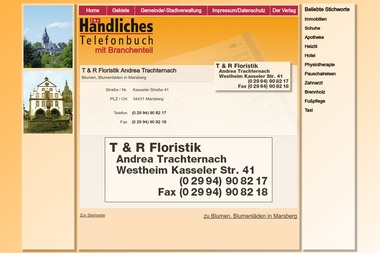 handliches.de/detail/13720 - Blumengeschäft Marsberg