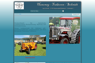 hanomag-traktoren-schmidt.de - Landmaschinen Hilchenbach