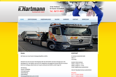 hartmann-autotechnik.de - Autotransport Alzey