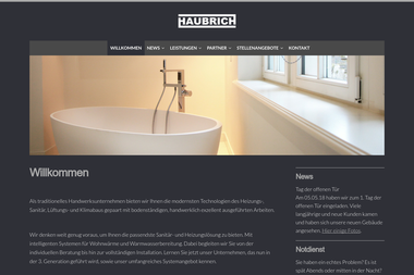 haubrich-shk.de - Wasserinstallateur Nordhorn