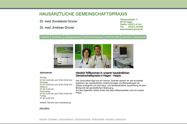 hausarzt-gruner.de - Dermatologie Hagen