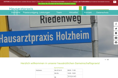 hausarztpraxis-holzheim.de - Dermatologie Pohlheim