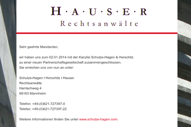 hauser-anwaelte.com - Notar Ludwigshafen Am Rhein