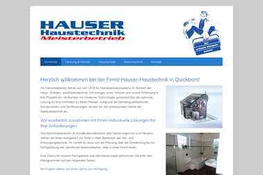 hauser-haustechnik.de - Heizungsbauer Quickborn