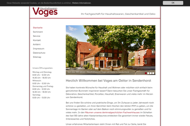 haushaltswaren-voges.de - Haustechniker Sendenhorst