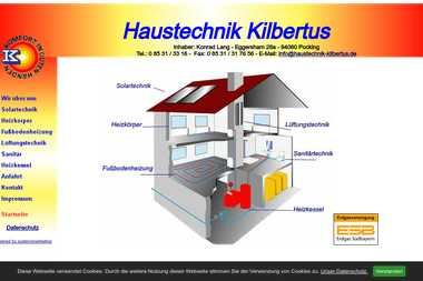 haustechnik-kilbertus.de - Heizungsbauer Pocking