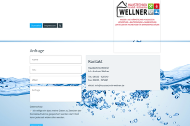 haustechnik-wellner.de - Wasserinstallateur Butzbach