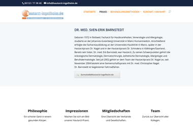hautarzt-ingelheim.de/praxis/team/dr-med-sven-erik-barnstedt - Dermatologie Ingelheim Am Rhein