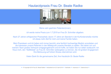 hautarzt-radke.de - Dermatologie Potsdam