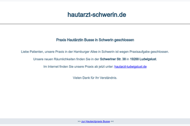 hautarzt-schwerin.de - Dermatologie Schwerin