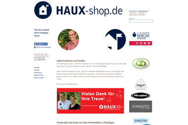 haux.de - Geschenkartikel Großhandel Reutlingen