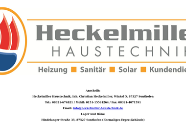 heckelmiller-haustechnik.de - Heizungsbauer Sonthofen
