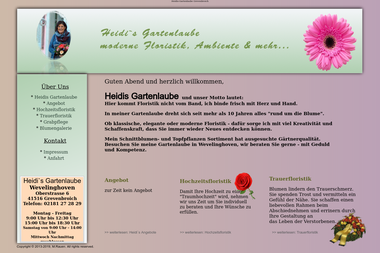 heidis-gartenlaube.de - Blumengeschäft Grevenbroich