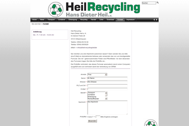 heil-recycling.de/pages/kontakt.php - Containerverleih Witzenhausen