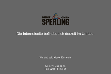 heinz-sperling-gmbh.de - Wasserinstallateur Essen