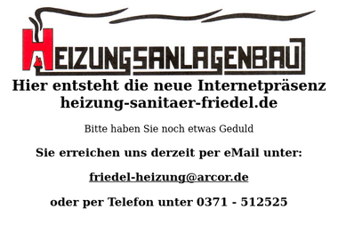 heizung-sanitaer-friedel.de - Heizungsbauer Chemnitz