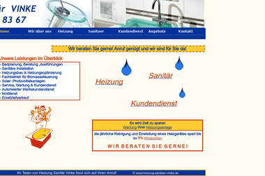 heizung-sanitaer-vinke.de - Wasserinstallateur Haan