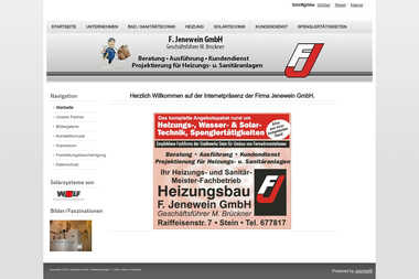 heizungsbau-jenewein.de - Wasserinstallateur Stein