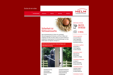 helm-sicherheitstechnik.de - Sicherheitsfirma Ingelheim Am Rhein