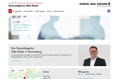helvetia-agenturen.de/nikokoesler - Versicherungsmakler Ravensburg