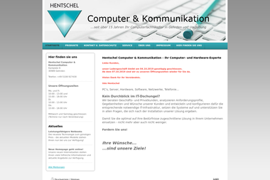 hentschel-computer.de - Computerservice Gehrden