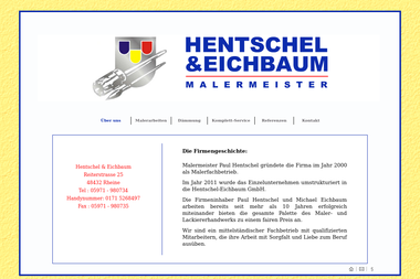hentschel-eichbaum.de - Malerbetrieb Rheine