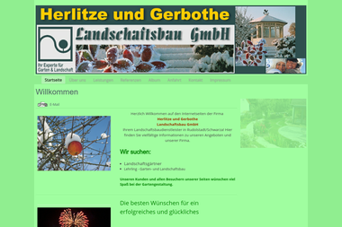 herlitze-gerbothe.de - Gärtner Rudolstadt