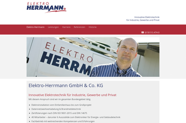 herrmann-elektro.de - Anlage Bergen