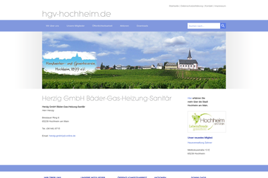 hgv-hochheim.de/unsere-mitglieder/e---h/heizung---sanitaer.html - Wasserinstallateur Hochheim Am Main