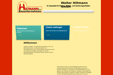 hiltmann-gmbh.de - Straßenbauunternehmen Ratzeburg