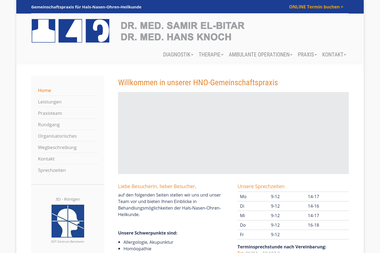 hno-elbitar-knoch.de - Dermatologie Bensheim