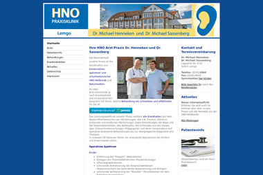hno-lemgo.de - Heilpraktiker Lemgo