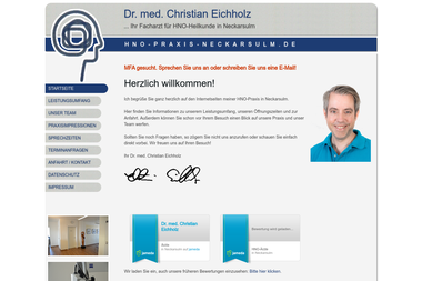 hno-praxis-neckarsulm.de - Dermatologie Neckarsulm