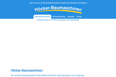 hoecker-baumaschinen.de - Baumaschinenverleih Bad Oeynhausen