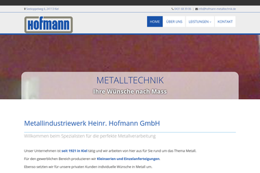 hofmann-metalltechnik.de - Schweißer Kiel