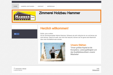 holzbau-hammer.de - Zimmerei Crailsheim