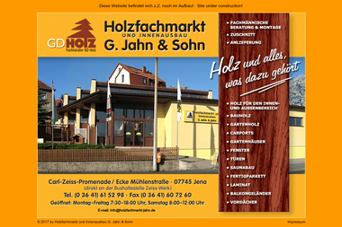 holzfachmarkt-jahn.de - Bauholz Jena