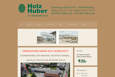 holz-huber.com - Bauholz Mainburg