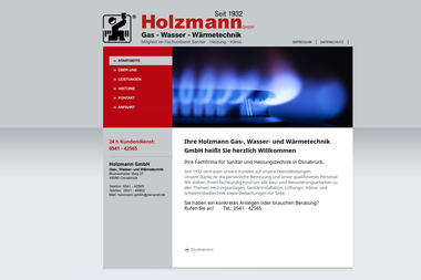 holzmann-os.de - Wasserinstallateur Osnabrück