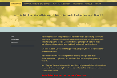 homoeopathie-praxis-wuerdinger.de - Dermatologie Burglengenfeld