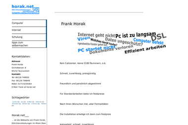horak.net/frank - Web Designer Taunusstein