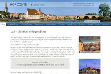 horizonte.com - Deutschlehrer Regensburg
